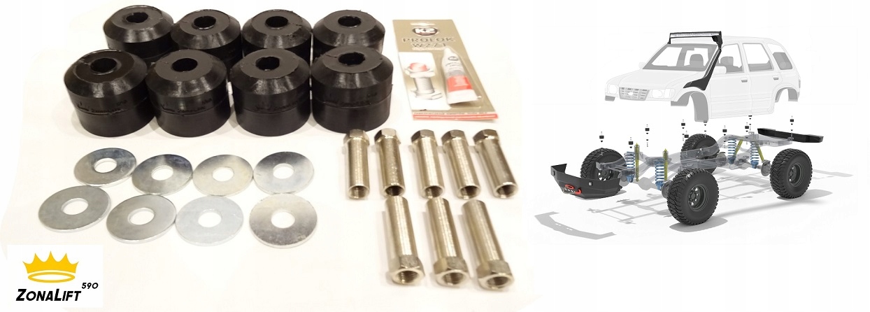 Kia Sportage I 94 02 Body Lift 2 Lift 5cm