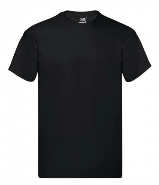

Koszulka Męska T-shirt Neutral Czarna Bawełna XL