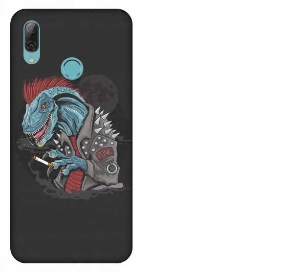 

Etui pokrowiec Huawei P Smart 2019 Punk dinozaur
