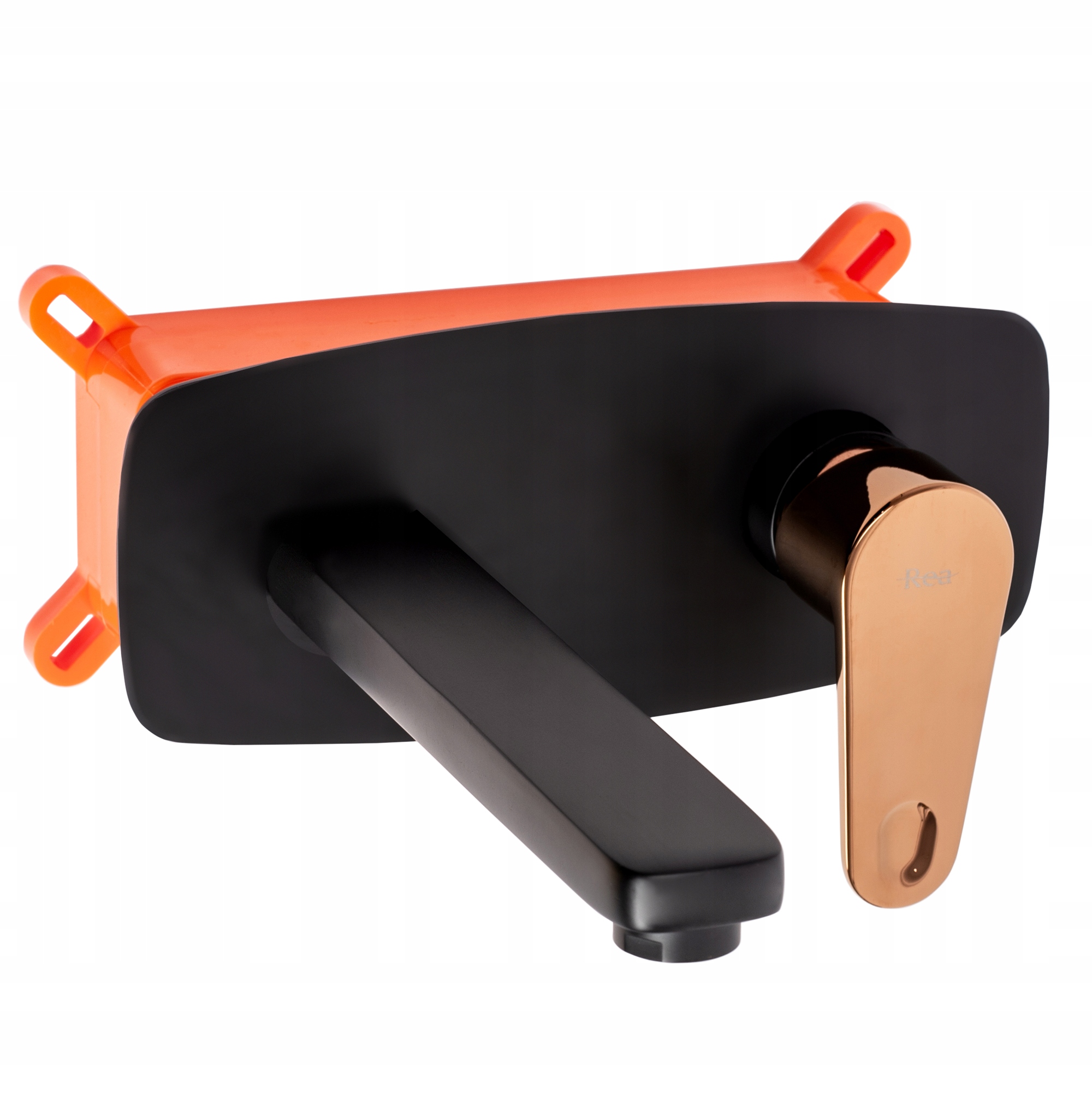 Umývadlová Batéria Pod Omietku MILD Black Rose Gold (čierna/ružové Zlato)