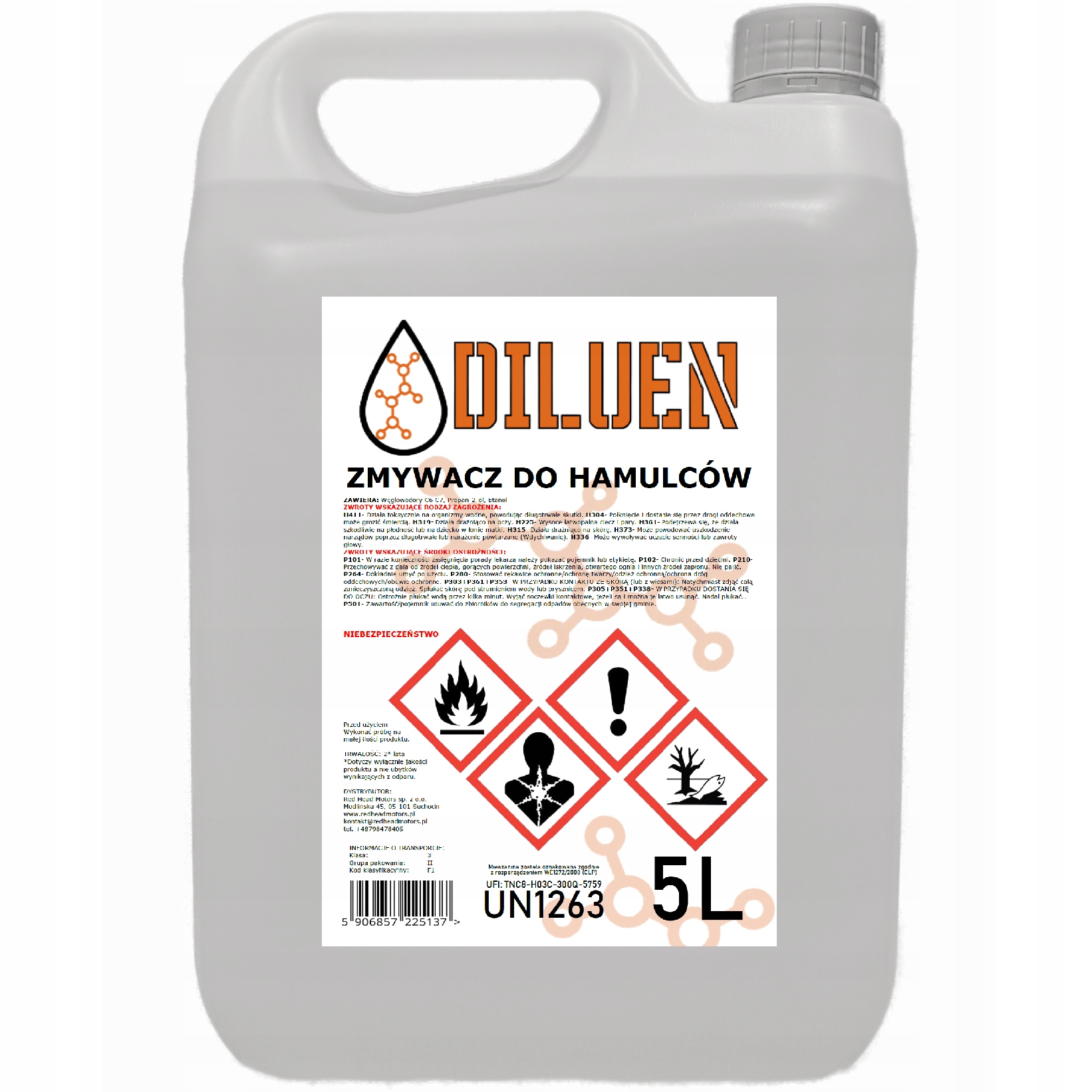 Diluen Zmywacz Do Hamulców 5L