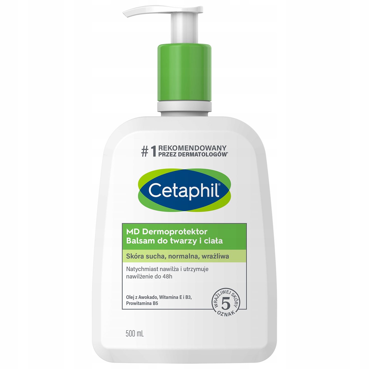 Cetaphil MD Dermoprotektor balsam 500 ml skóra sucha wrażliwa nawilżenie