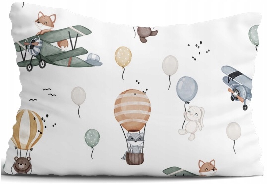 POSZEWKA NA PODUSZKĘ 40x60 cm BAWEŁNA 100% JASIEK ZAMEK BABYMAM