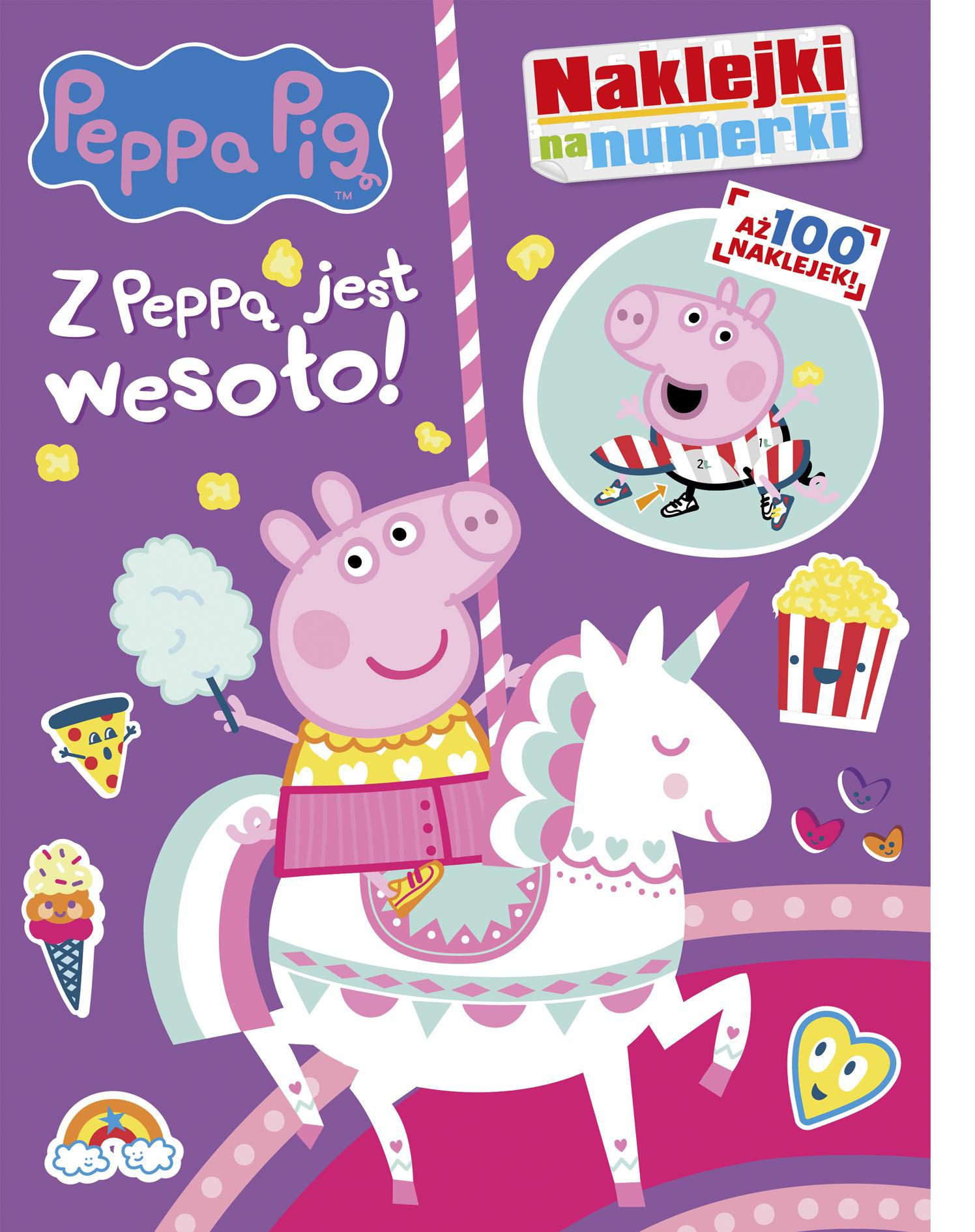 

Naklejki na numerki. Z Peppą jest wesoło! Peppa