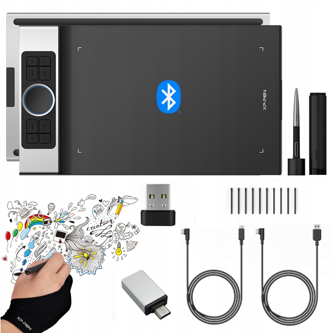 Tablet Xp-pen Deco Pro Sw Bluetooth Tilt 8192 St Pro Grafika