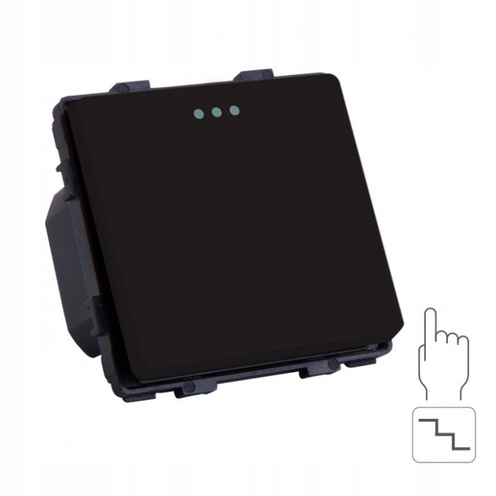 B-LINE DLX CZARNY WŁĄCZNIK POJEDYNCZY X1 SCHODOWY
