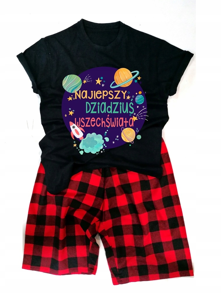 Pánské Bavlněné Pyžamo Dárek Ke Dni Prarodičů L