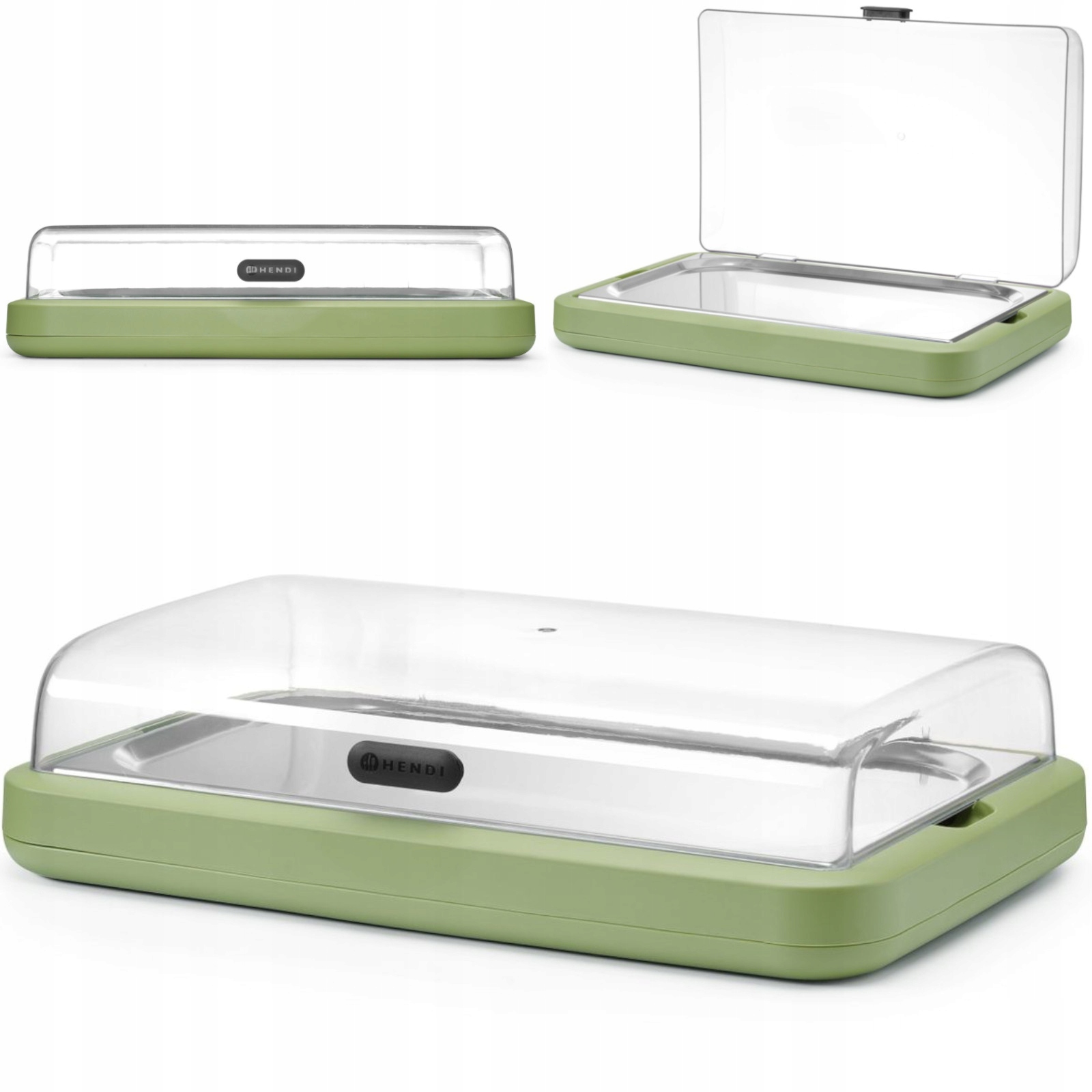 Bufetová Výstavní Vitrína S Chladicí Vložkou Gn 1/1 Zelená