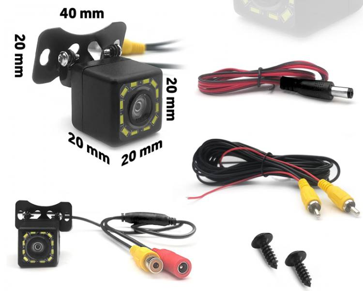 Uniwersalna Kamera cofania Video Ir Led do radia samochodowego Rca Video
