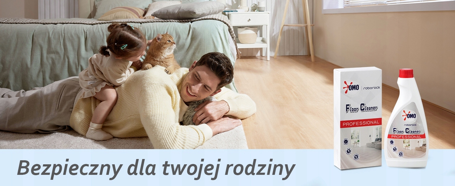 ORYGINALNY płyn do Robotów OMO Roborock S5 S6 S7 S8 Q Revo 480ml + GRATIS Waga netto 0.5 kg