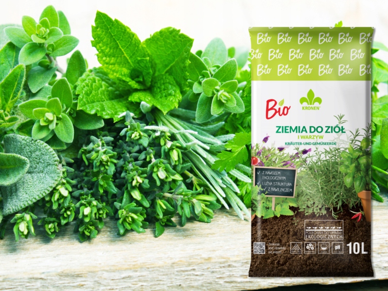 Ziemia BIO do wysiewu pikowania ZIÓŁ I WARZYW 10L Kod producenta 5902921242246