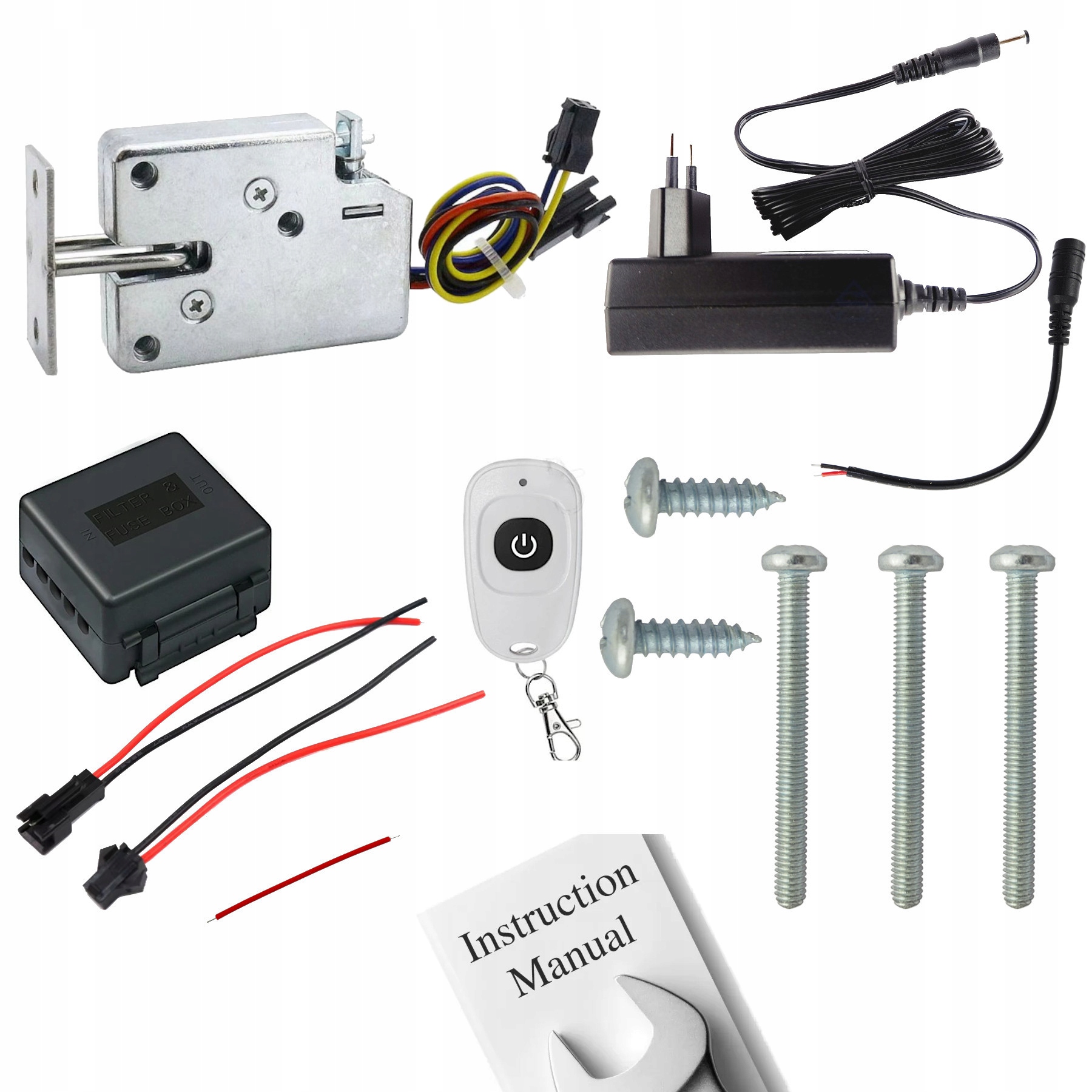 Sada má zesílený zámek na dálkové ovládání pro ledničku nebo skříňku s napájením