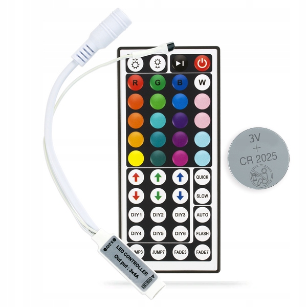 

Sterownik IR-RGB-44 Do Taśm Led Rgb Kontroler