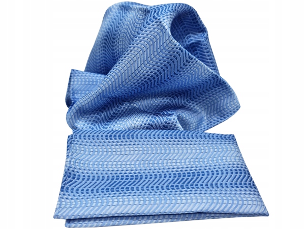 NIEBIESKA WE WZORY POSZETKA WYPUSTKA BUTONIERKA