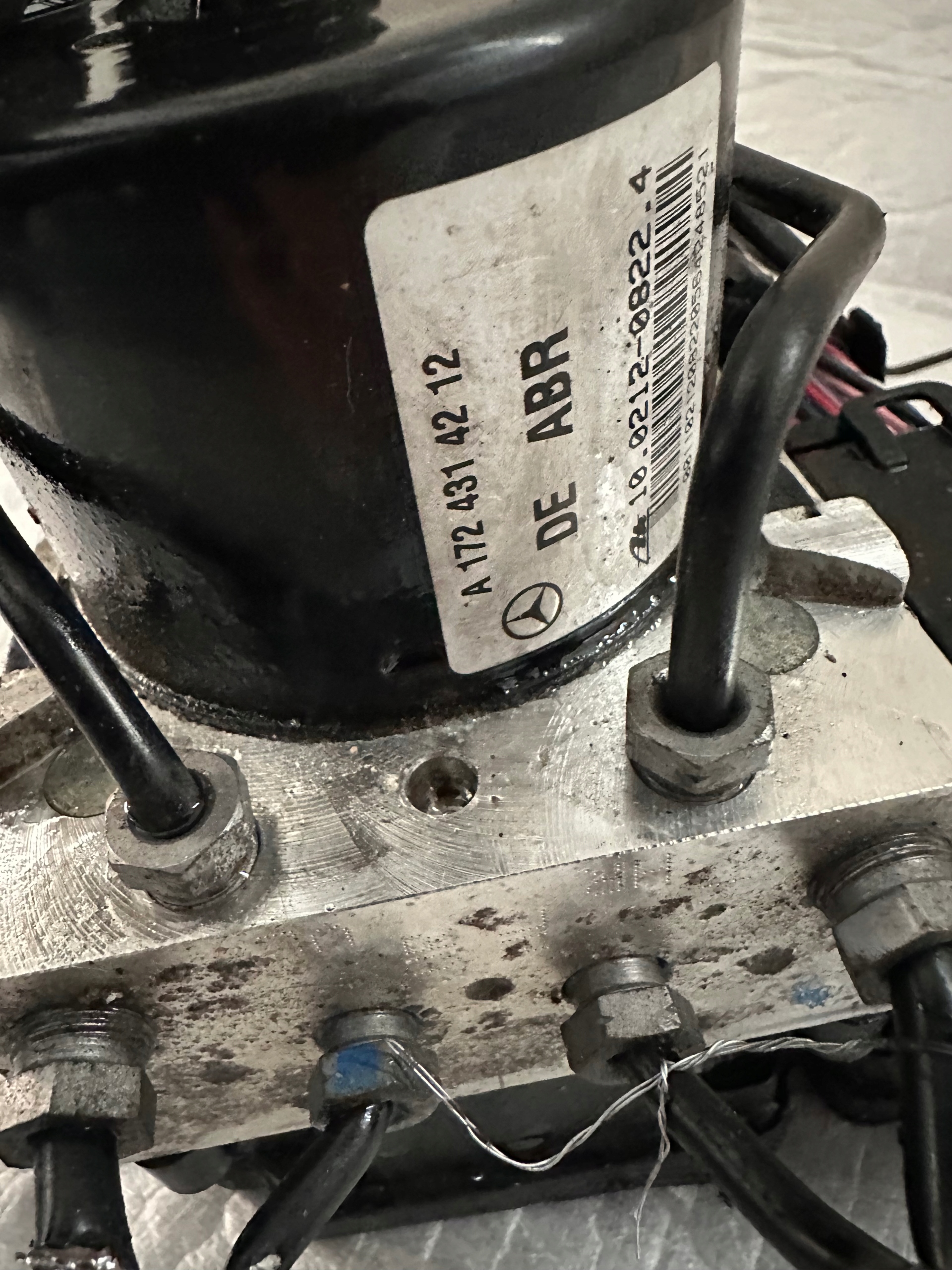 насос ABS блок управления MERCEDES W172 W204 A1729014000 A1724314212
