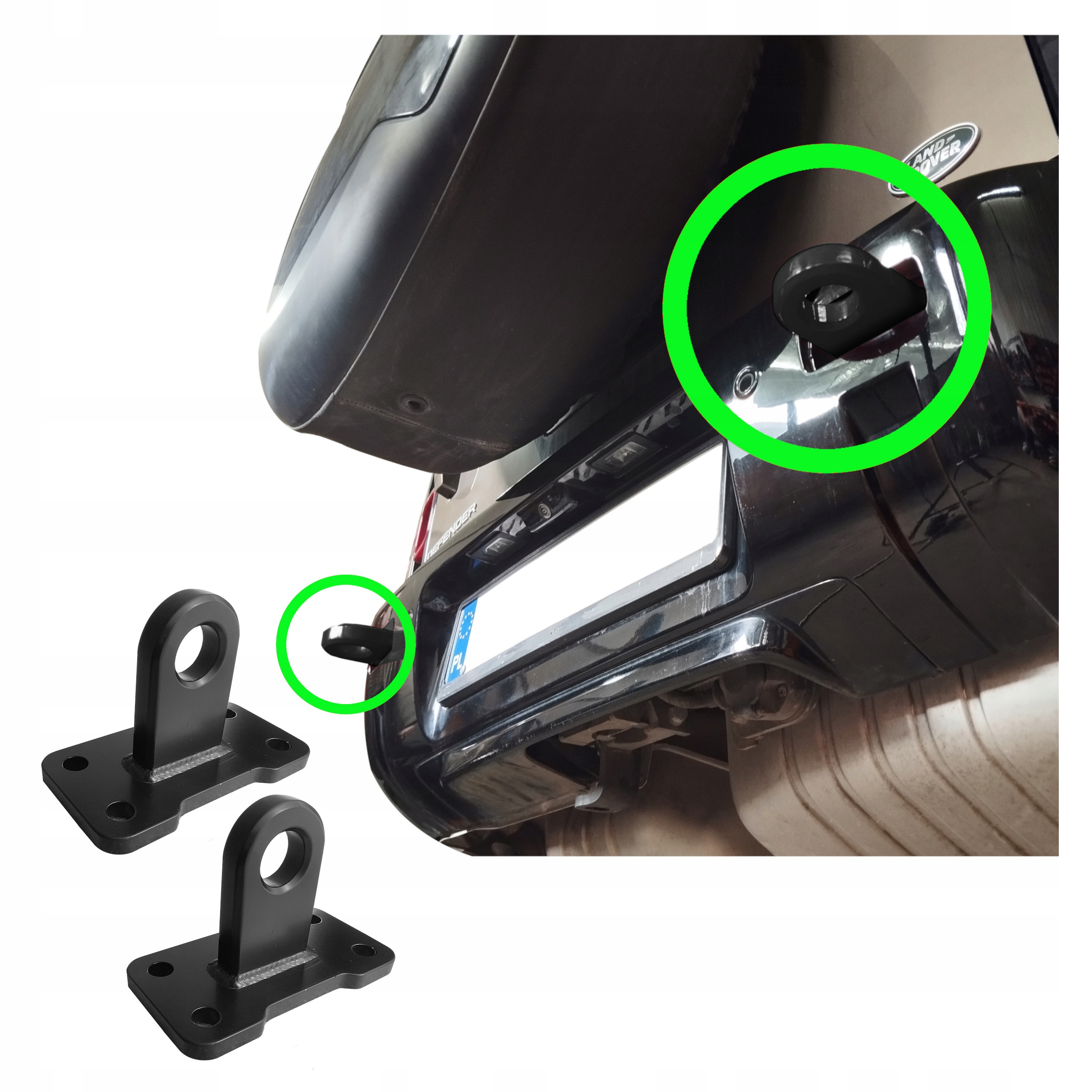 Uchwyt holowniczy HD tylny Land Rover Defender od 2020 L663 Off Road