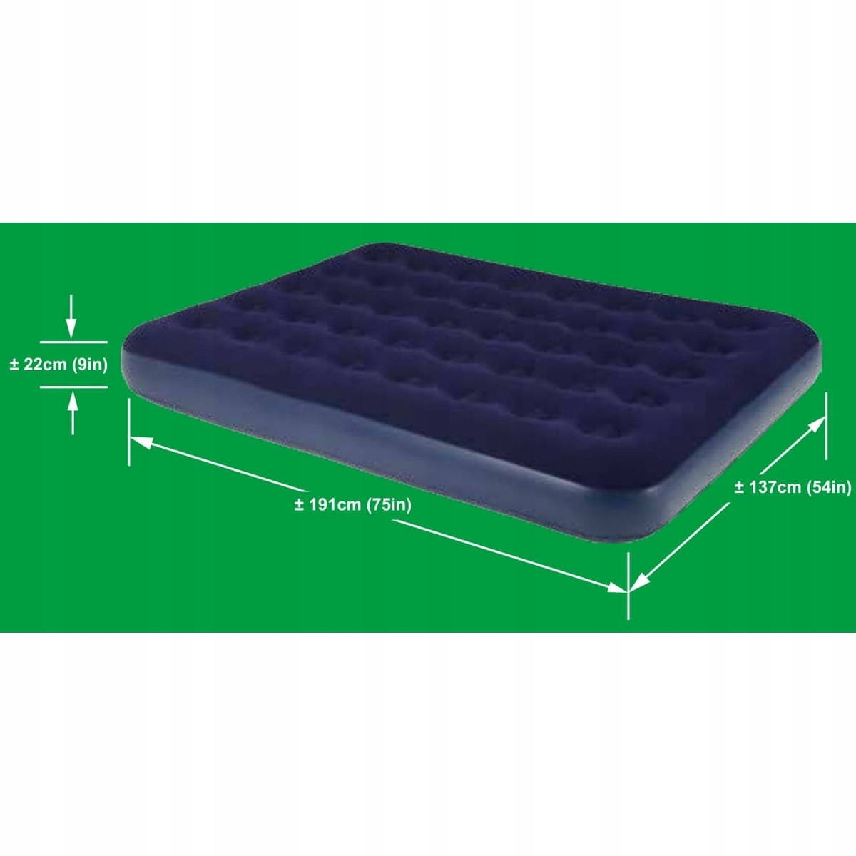 MATERAC FLOKOWANY DWUOSOBOWY DMUCHANY Z ŁATKĄ NAPRAWCZĄ Kod producenta 6926799203092