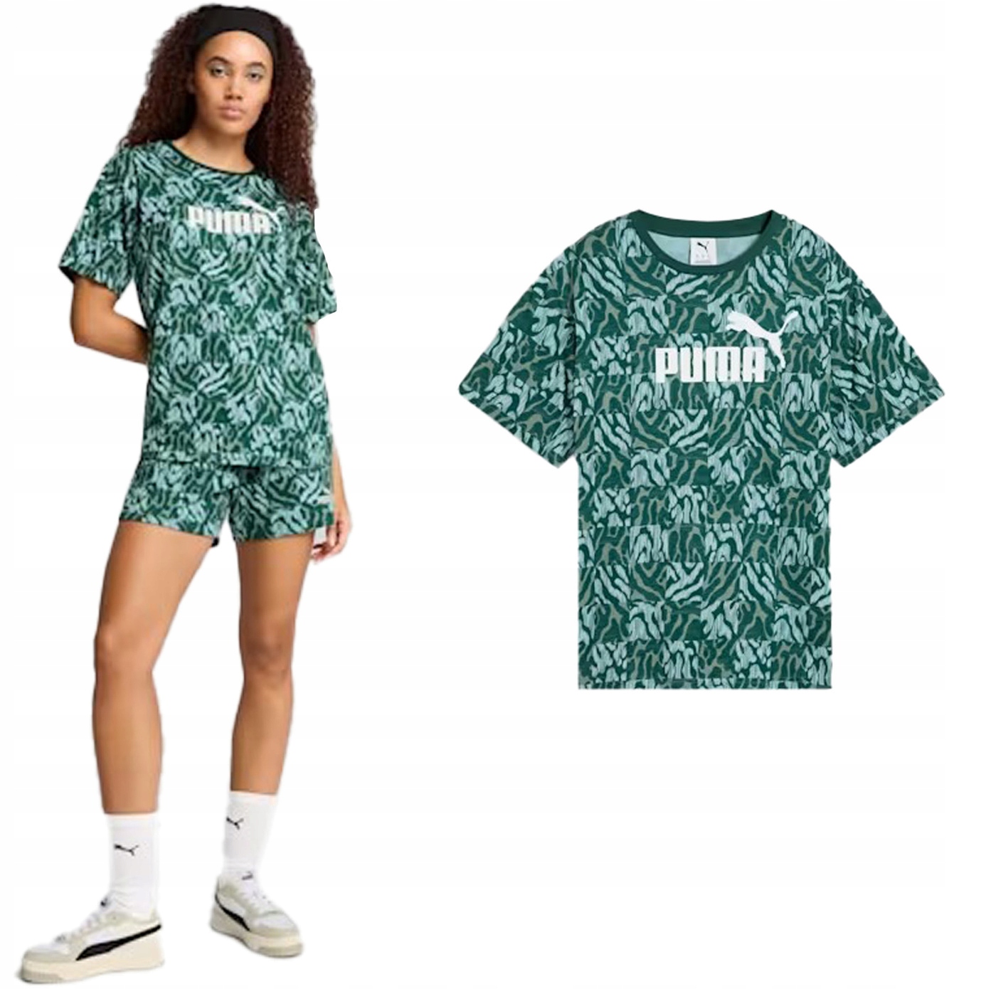 Tričko na léto Puma 685070 30 bavlněné s velkým logem S