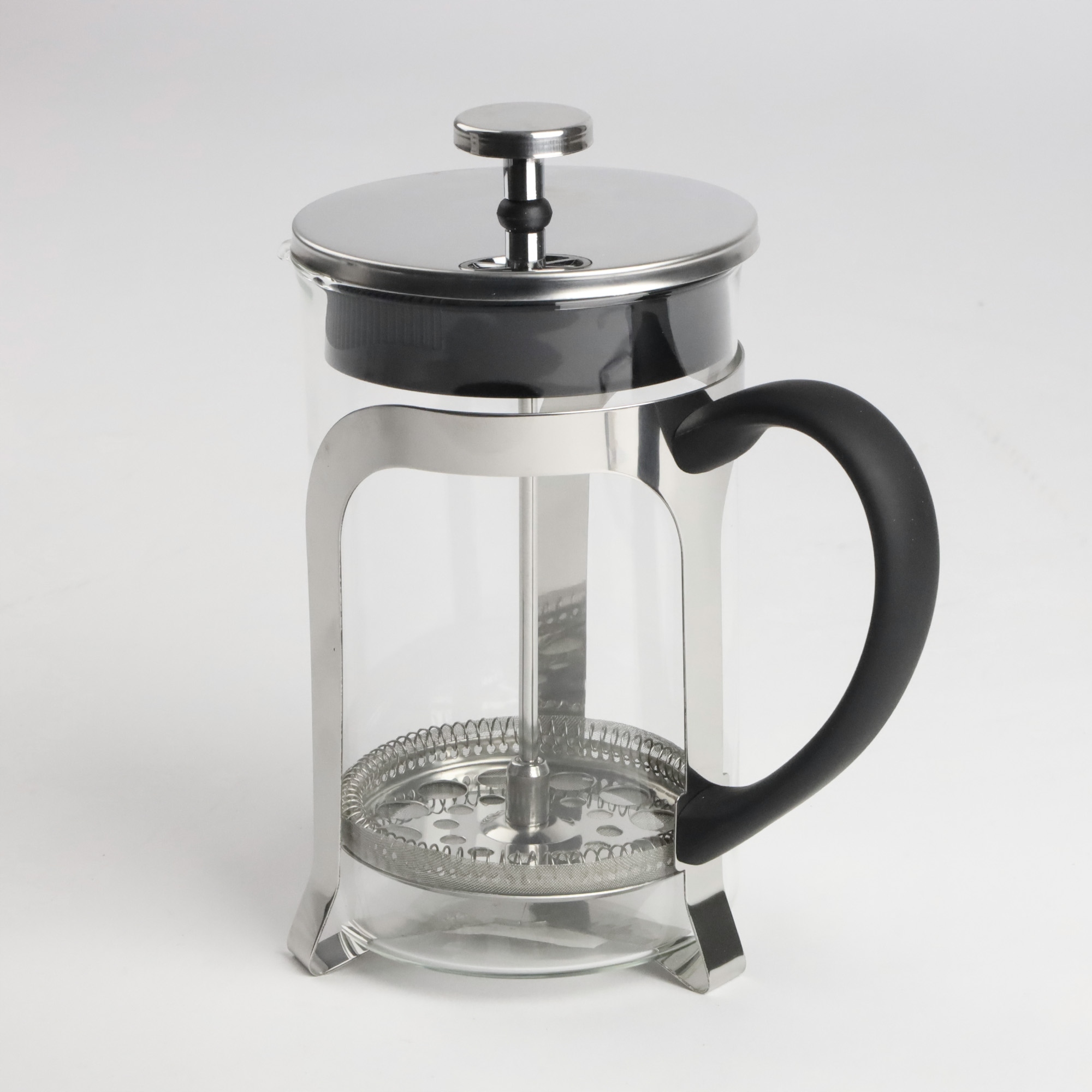 DZBANEK Z ZAPARZACZEM DO KAWY HERBATY ZIÓŁ STALOWY 800 ML FRENCH PRESS