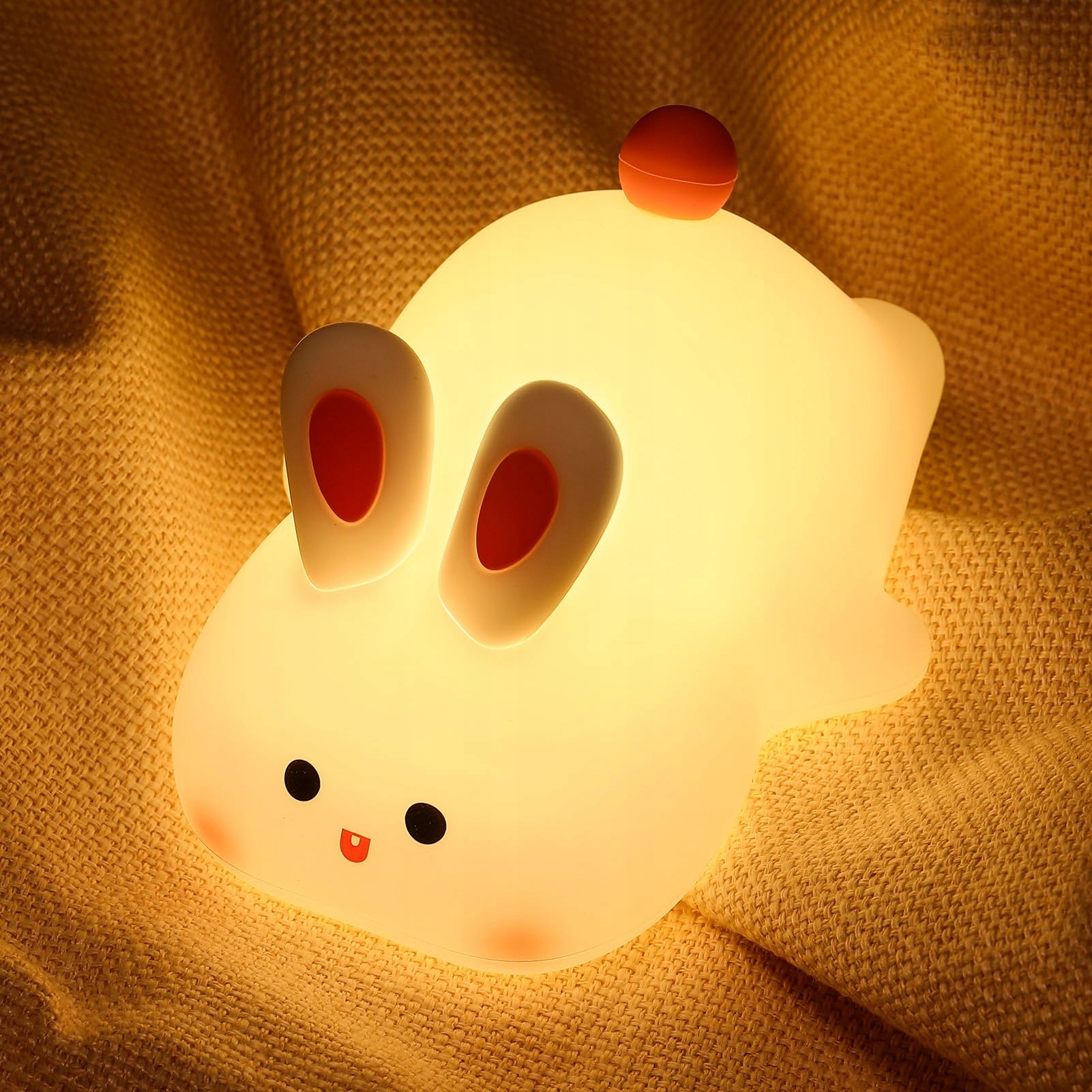 LOVERUIS Lampka Nocna Dla Dzieci Królik Lampka LED Do Pokoju Dziecięcego — miniatura 2