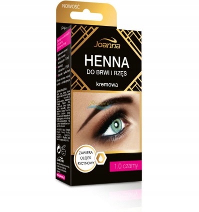 

Joanna Henna do Brwi i Rzęs Krem 1.0 Czarna 15 ml