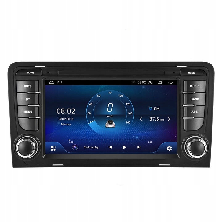 Autorádio 2-DIN Apple Android Carplay Bluetooth 2+32G Audi A3