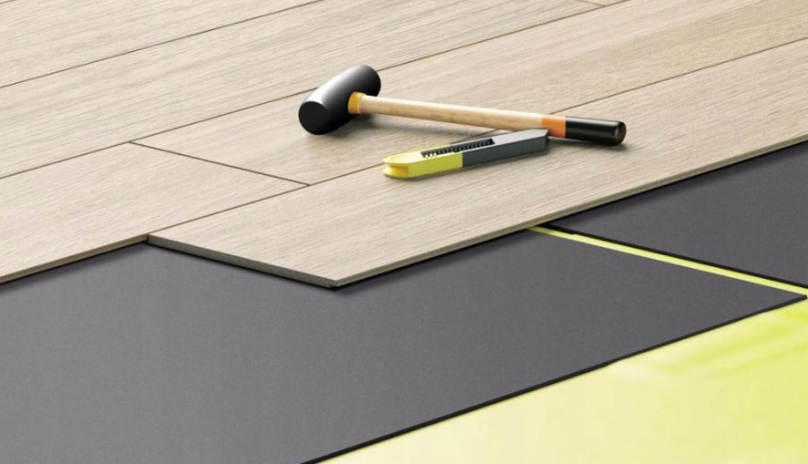 PODKŁAD POD PANELE WINYLOWE LVT DREWNIANE 4mm 2m2 Jednostka sprzedaży m2