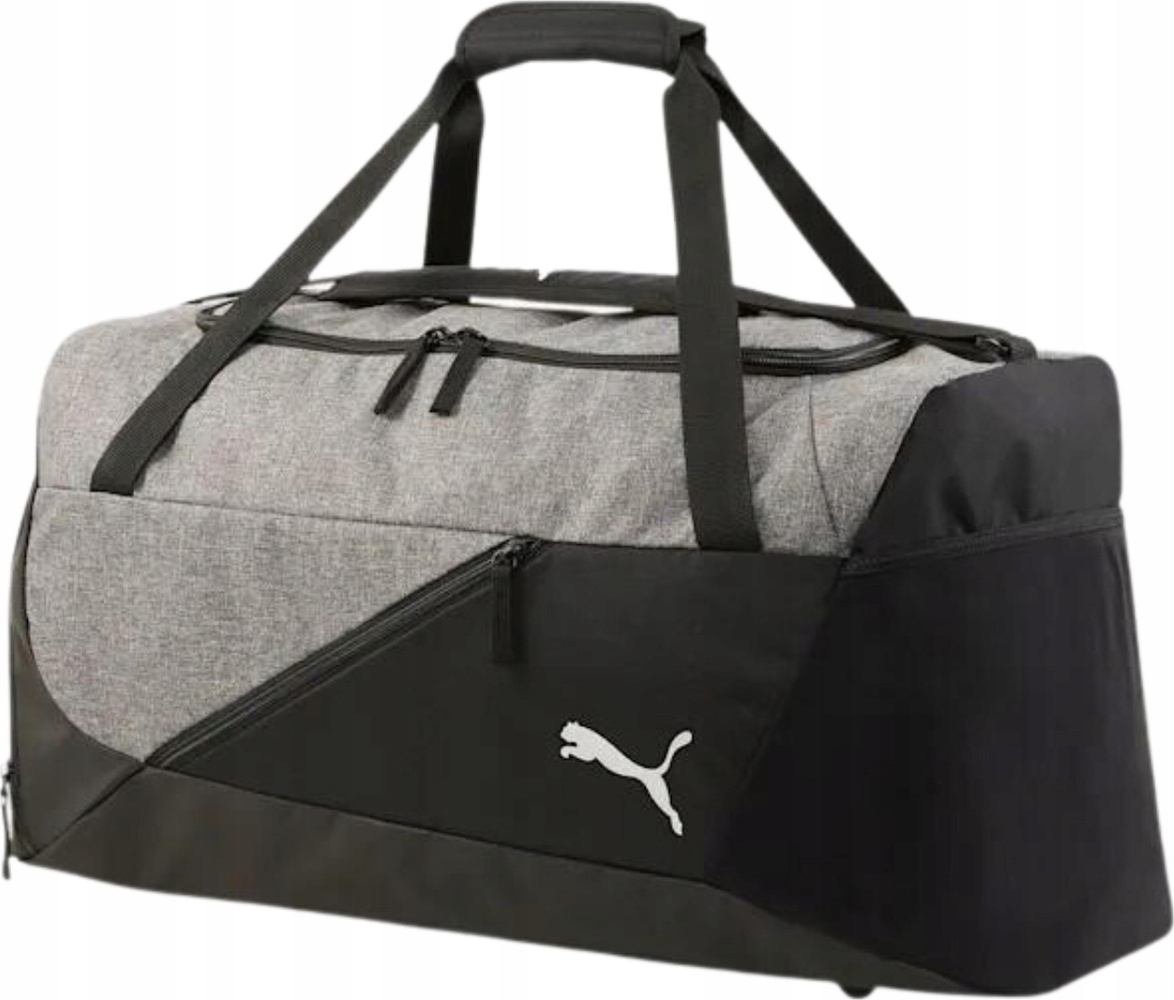 Sportovní Cestovní Tréninková Taška Puma Teamfinal Teambag M Černo-šedá 78