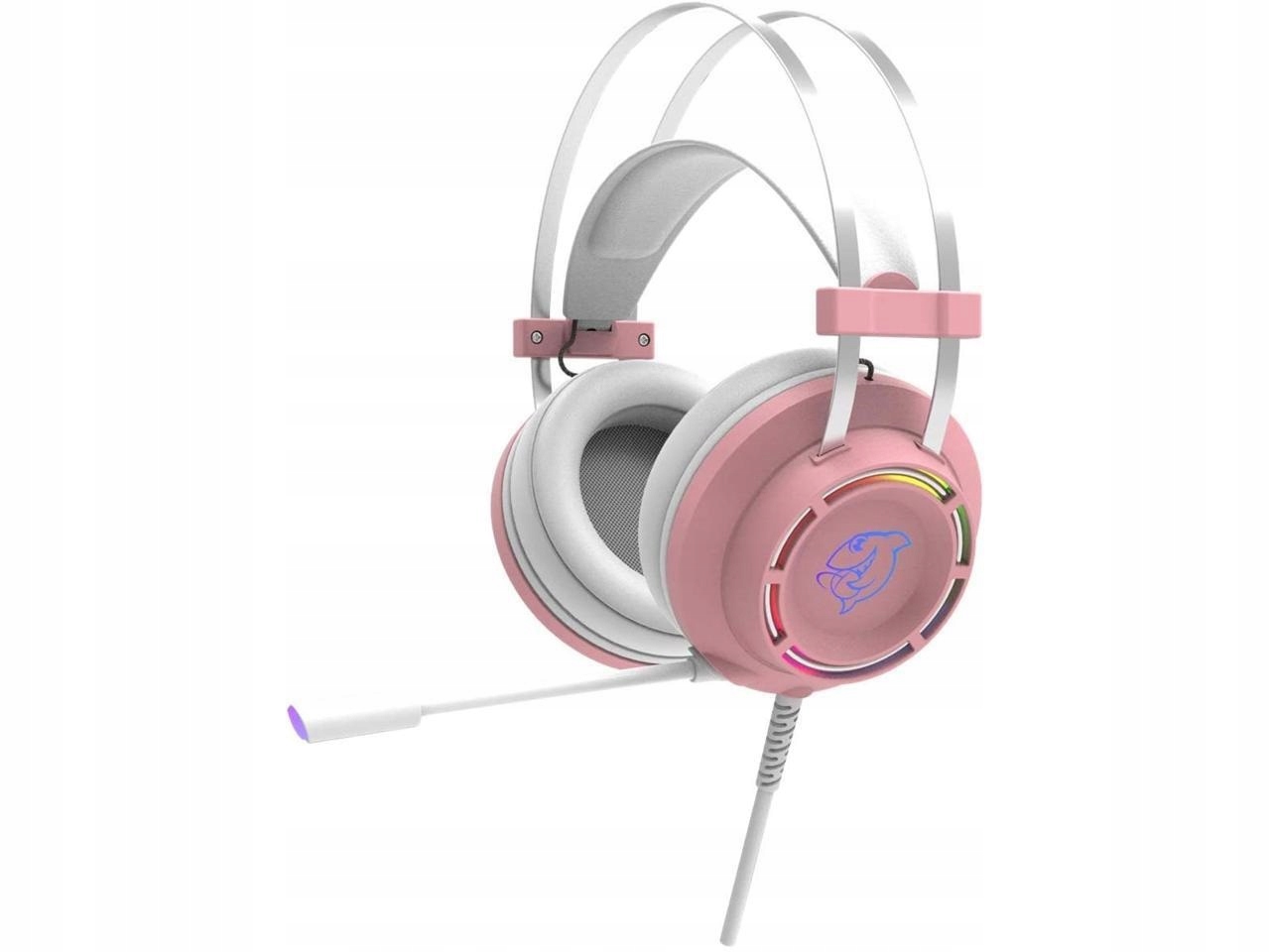 SŁUCHAWKI GAMINGOWE USB MIKROFON PODŚWIETLENIE RGB Marka inna