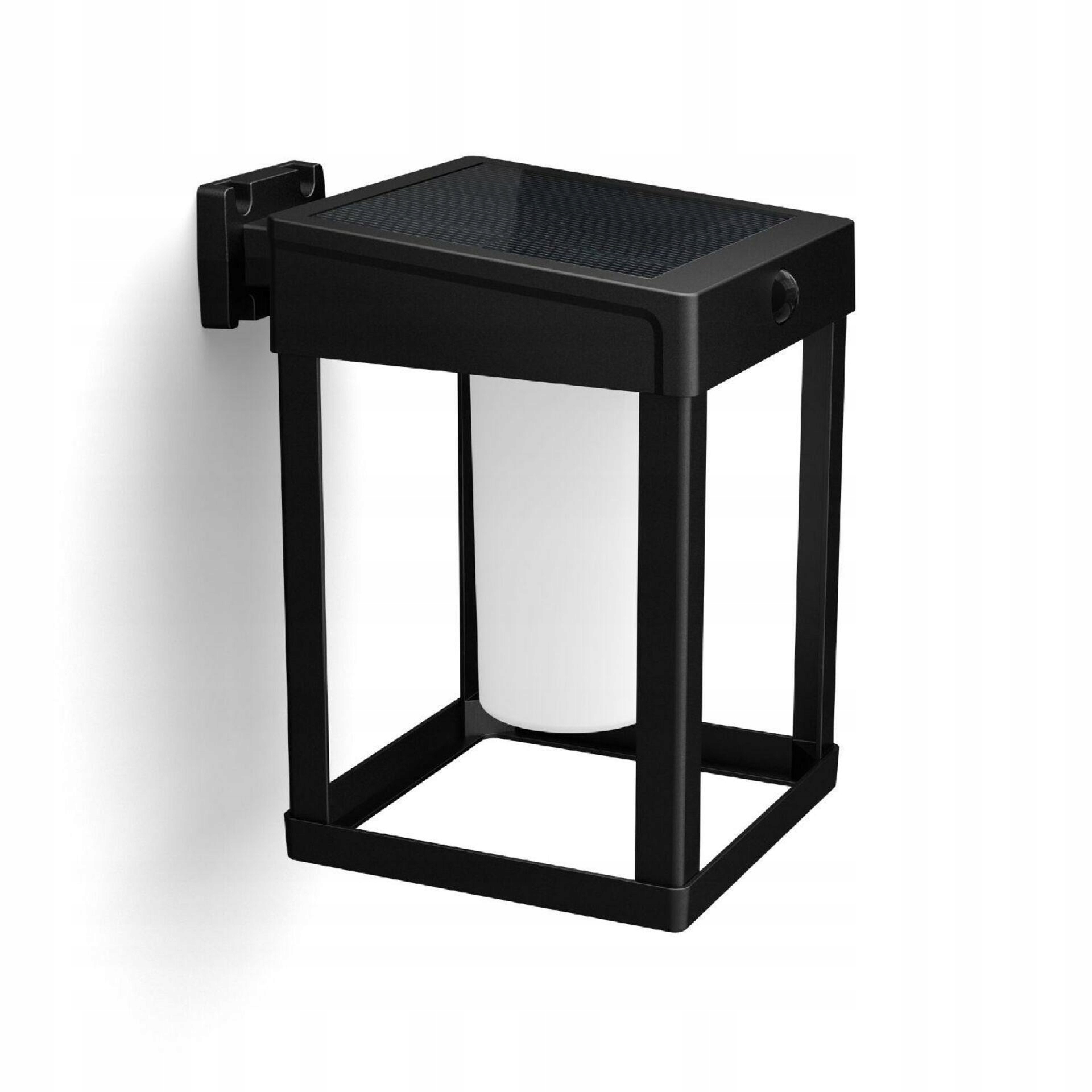 Solárne Led vonkajšie nástenné svietidlo Philips Camil 1,4 W 250lm čierne IP44