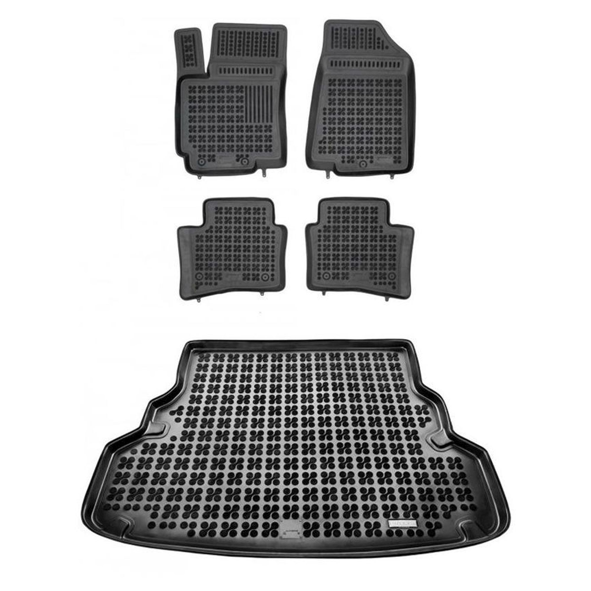 Gumová sada koberčekov a rohože Kia Rio III 2011-2017 Sedan