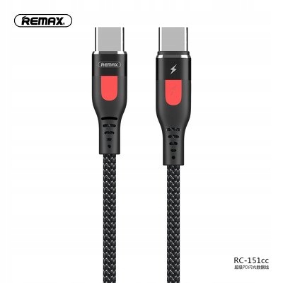 

Remax kabel Usb Typ C - Typ C RC-151cc czarny