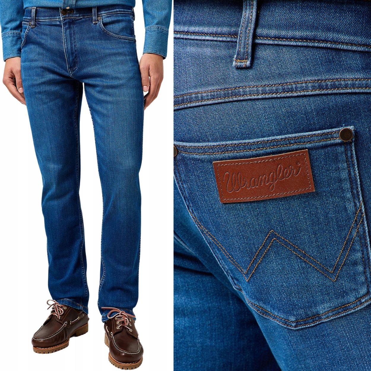 Wrangler Greensboro Dandelion Free To Stretch džínové kalhoty W42 L32