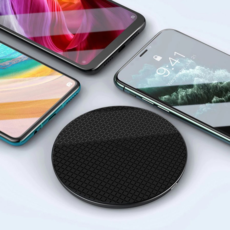 BEZPRZEWODOWA ŁADOWARKA Szybkie Ładowanie QI 100mm Kolor czarny