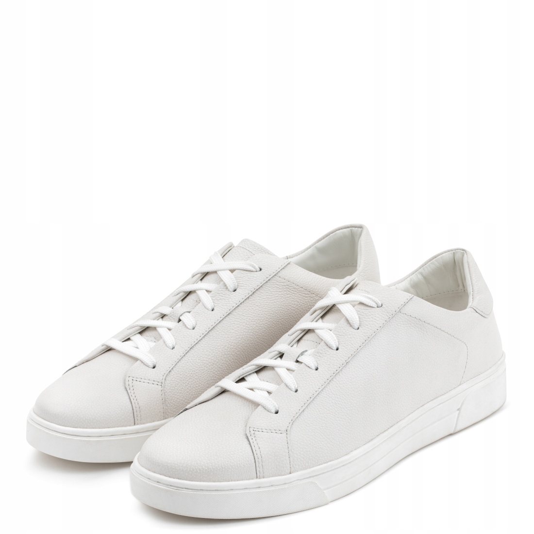 Bílé pánské sportovní tenisky ze 100% přírodní kůže Pako Lorente vel 41