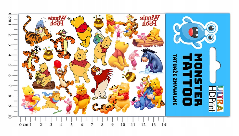 ZESTAW NAKLEJKI + TATUAŻE DLA DZIECI DZIECIĘCE KUBUŚ PUCHATEK JAKOŚĆ Marka inny