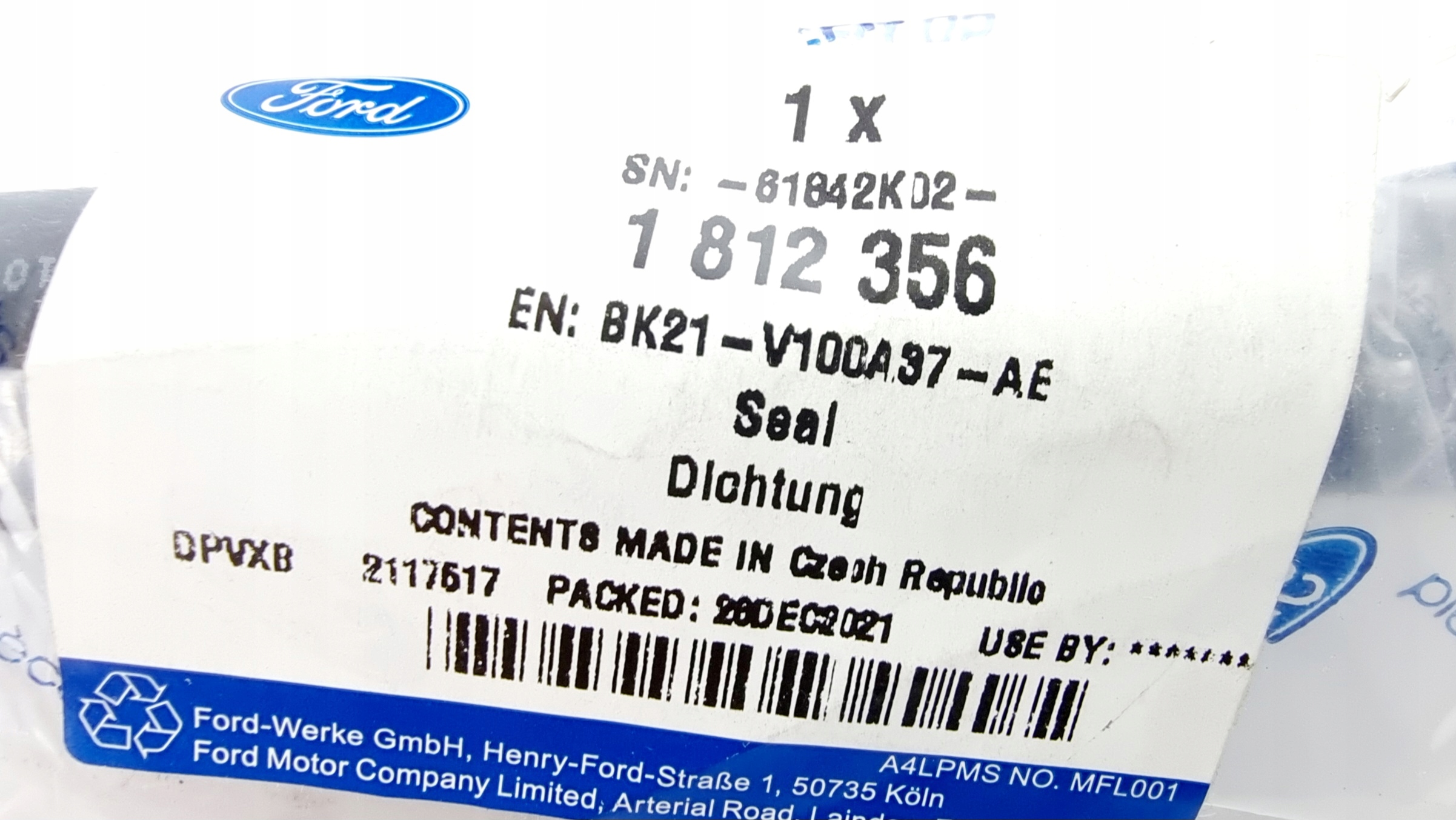 USZCZELKA PROGU DRZWI LEWY PRZÓD CUSTOM 2012- ORG Producent części Inny