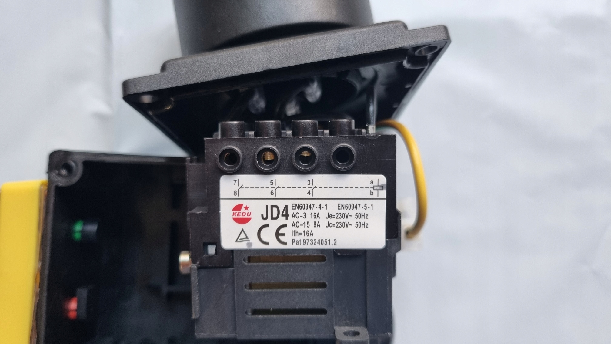 WYŁĄCZNIK włącznik jednofazowy KOA7 230V przekaźnik JD4 KEDU (DKLD DZ08-1) Marka inna