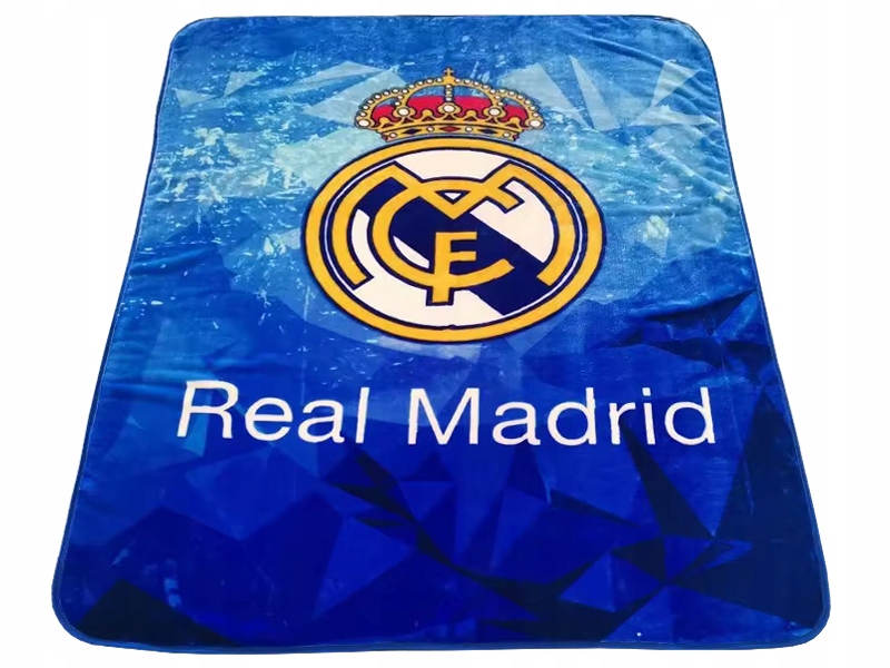 Koc Aksamitny Coral Real Madryt 160 X 240 Narzuta Jakość