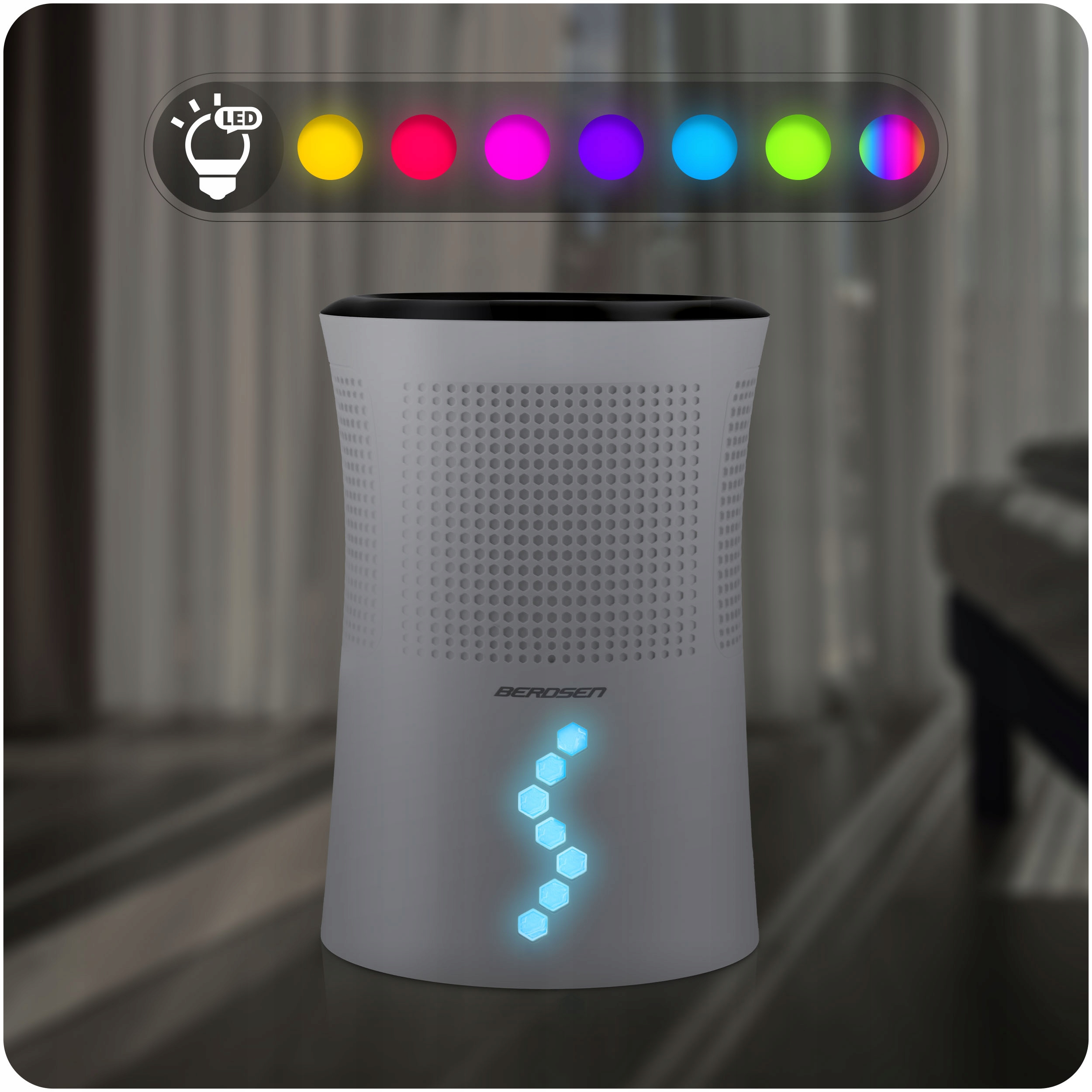 ODVLAŽIVAČ ZRAKA APSORBTOR VLAGE TIHI 34dB LED Berdsen Originalno stanje pakiranja