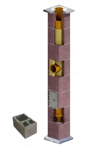 Keramický kouřový komínový systém Leier Smart 12 m fi 200 +2W izolovaná sada