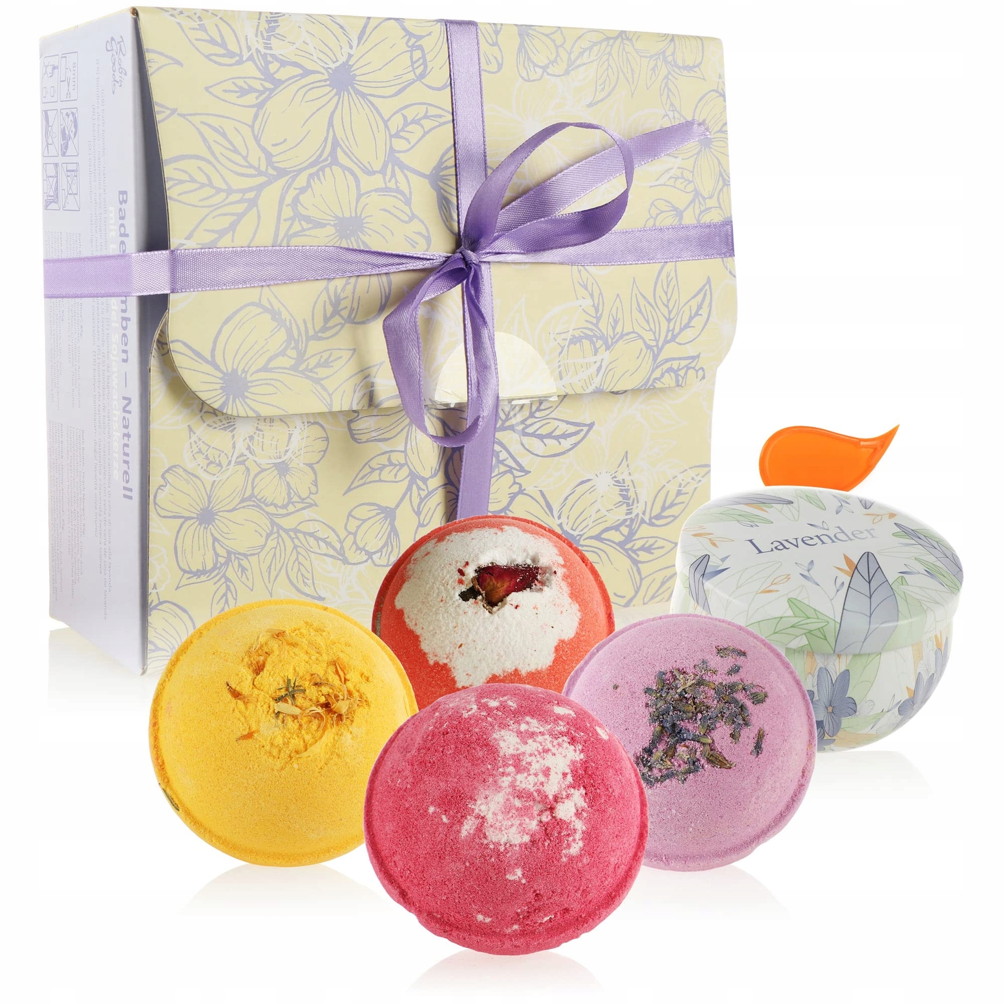 Sada 4 koulí do koupele se svíčkou Romantická koupel