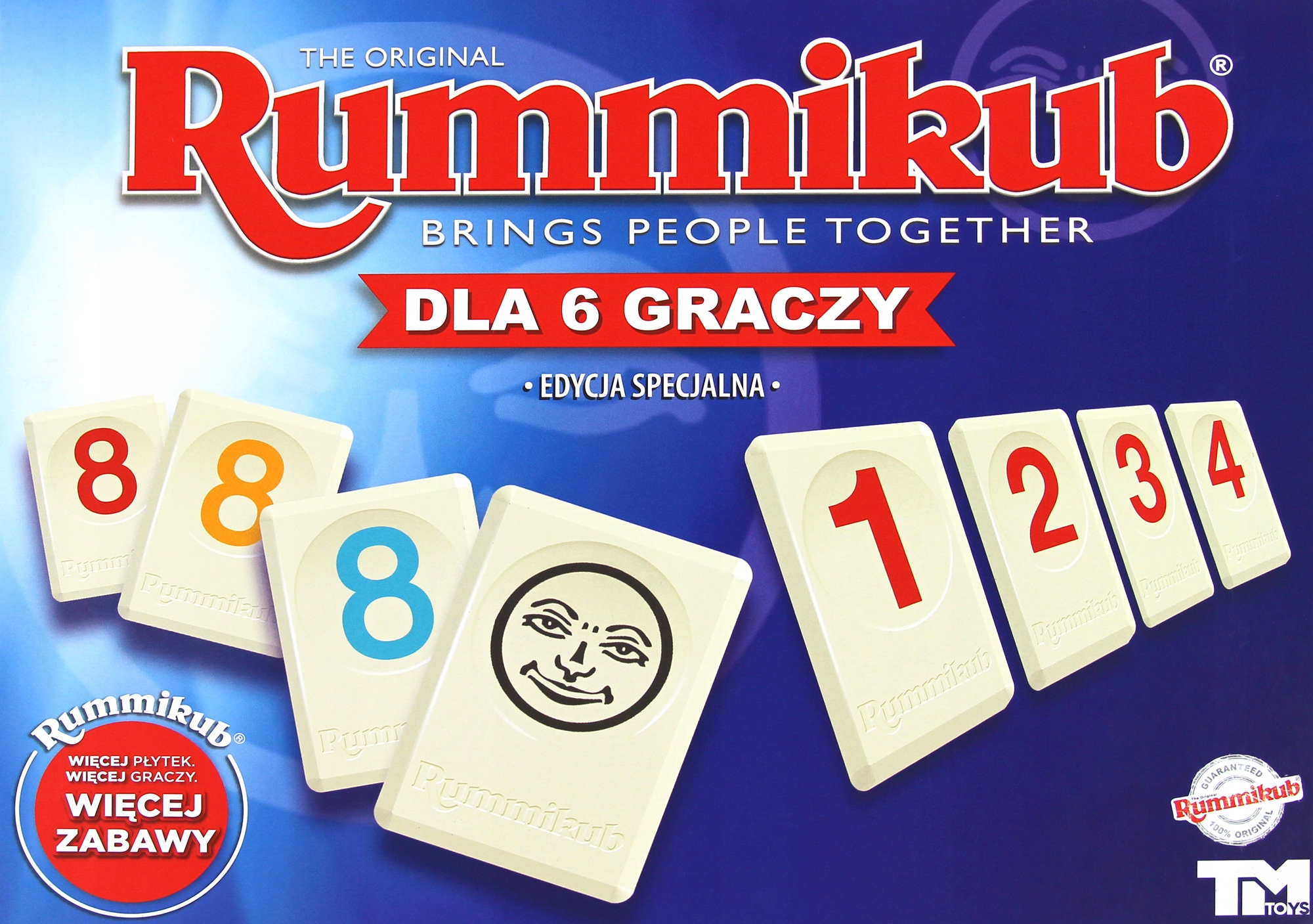 Gra Rummikub dla 6 Graczy Tm Toys