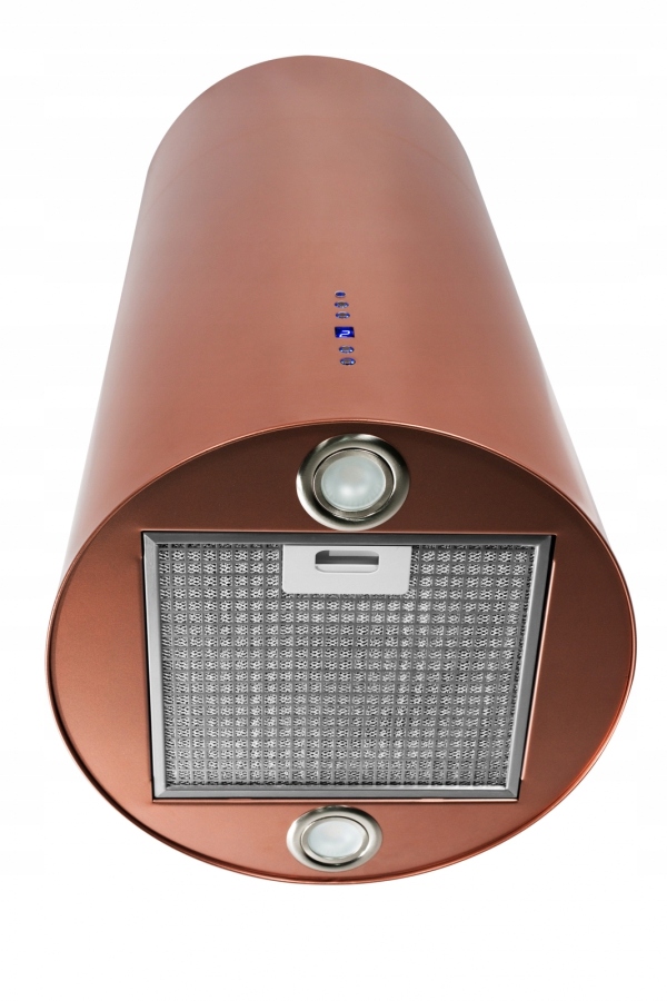 Okap wyspowy tuba TOFLESZ BALTIC 40 miedziany Model Baltic miedziany 40cm., 850m3/h