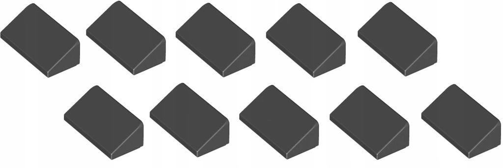 

Lego Skos 30 1x2x 2/3 czarny 85984 -10 szt