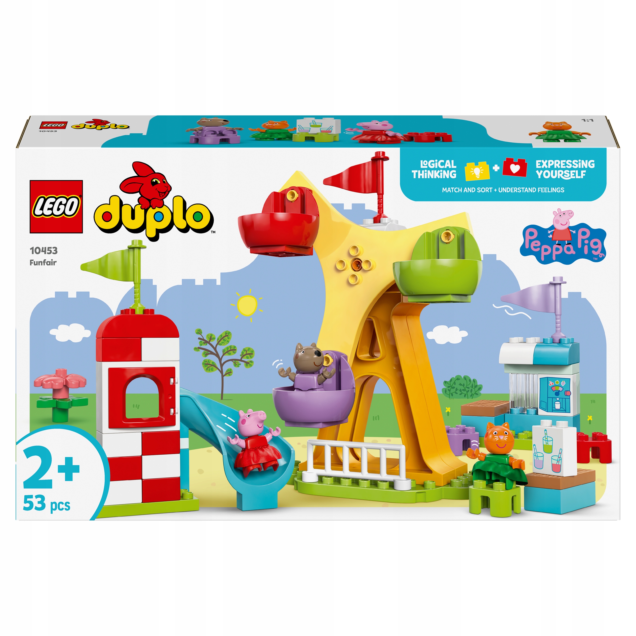 Lego Duplo Świnka Peppa Wesołe miasteczko 10453