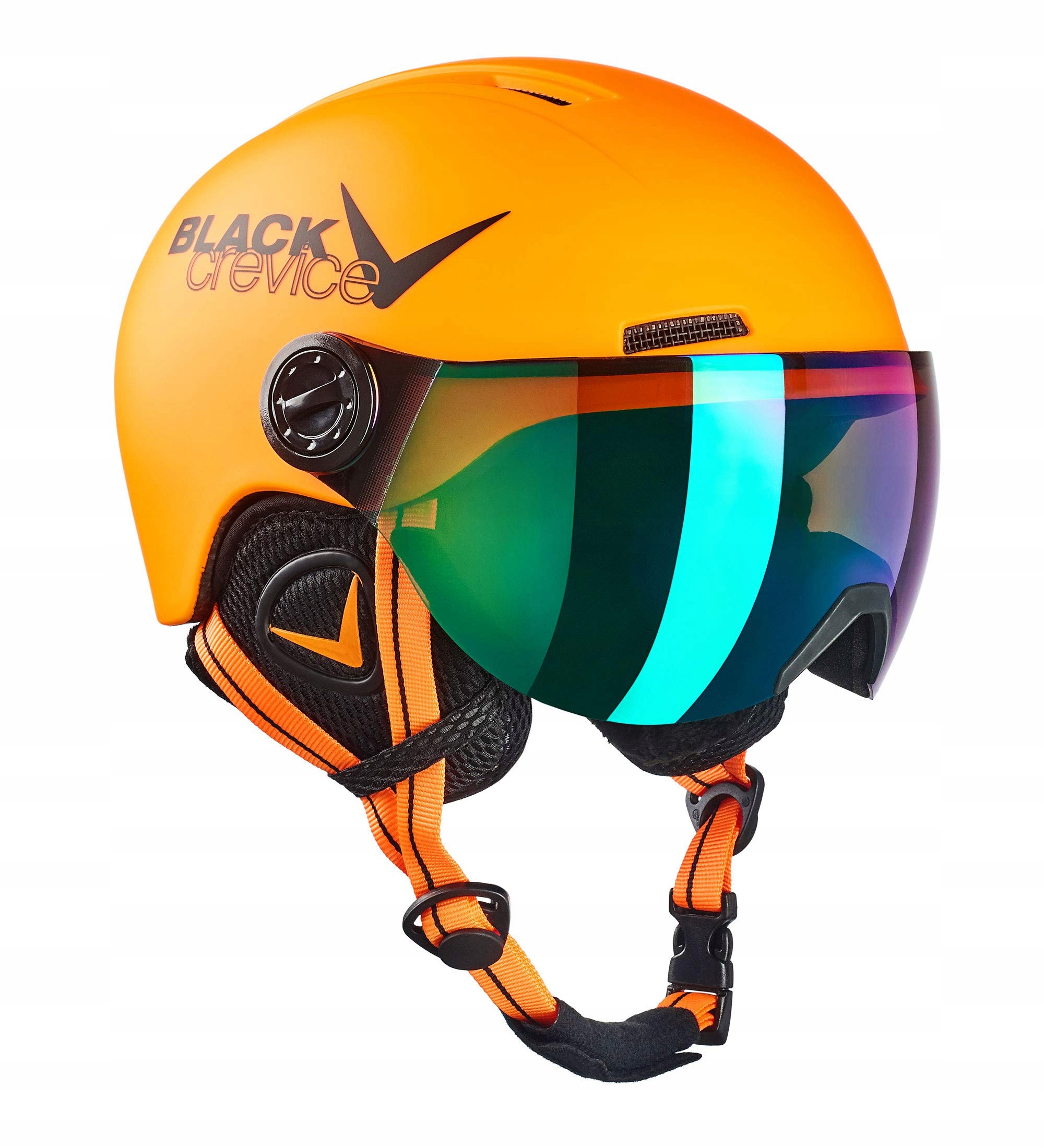 Kask narciarski Black Crevice Leogang Xs 52-54 cm neonowy