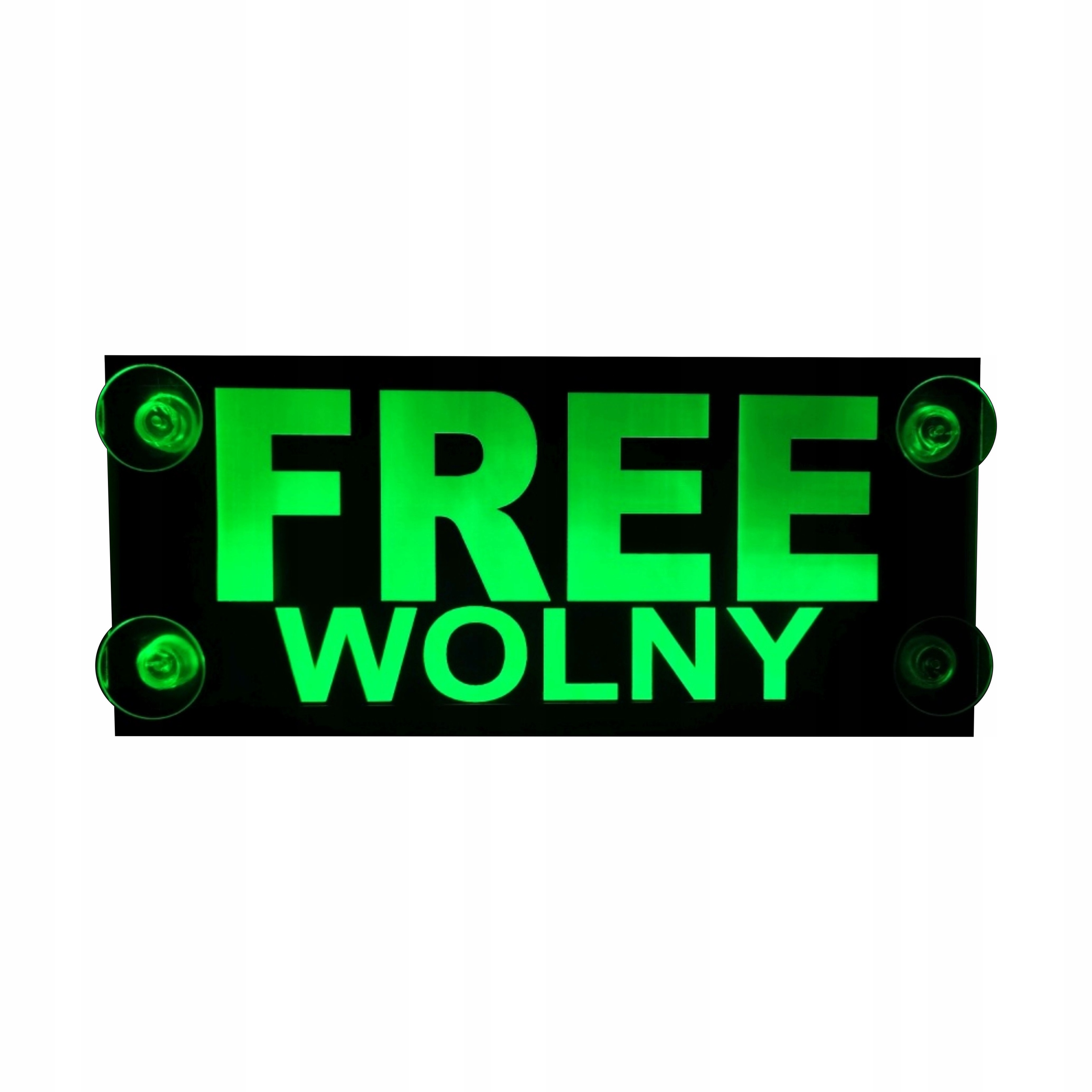 Led tabule Taxi s nápisem Free Volná velikost 25 X 12 cm