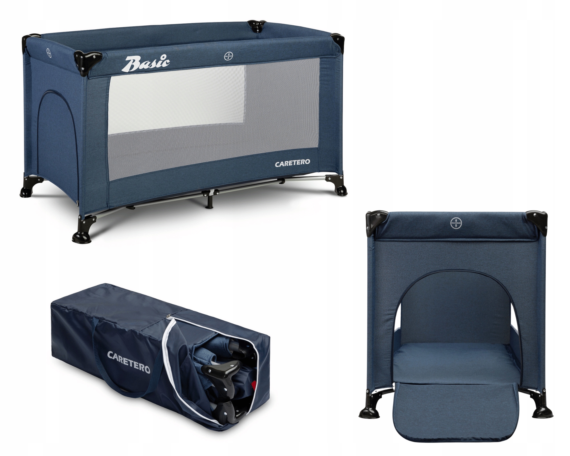 ŁÓŻECZKO TURYSTYCZNE KOJEC ŁÓŻKO DZIECIĘCE BASIC