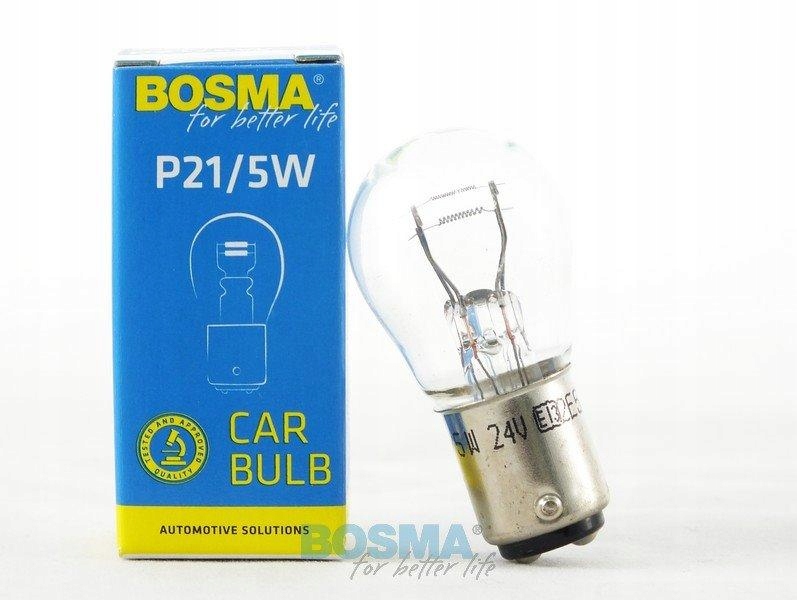 

Bosma Żarówka P21/5W 24V 21/5W BAY15D Karton